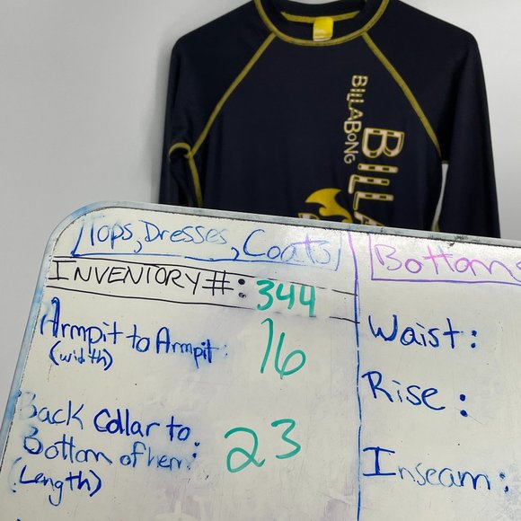 Billabong black yellow rash guard swim - Picture 12 of 12